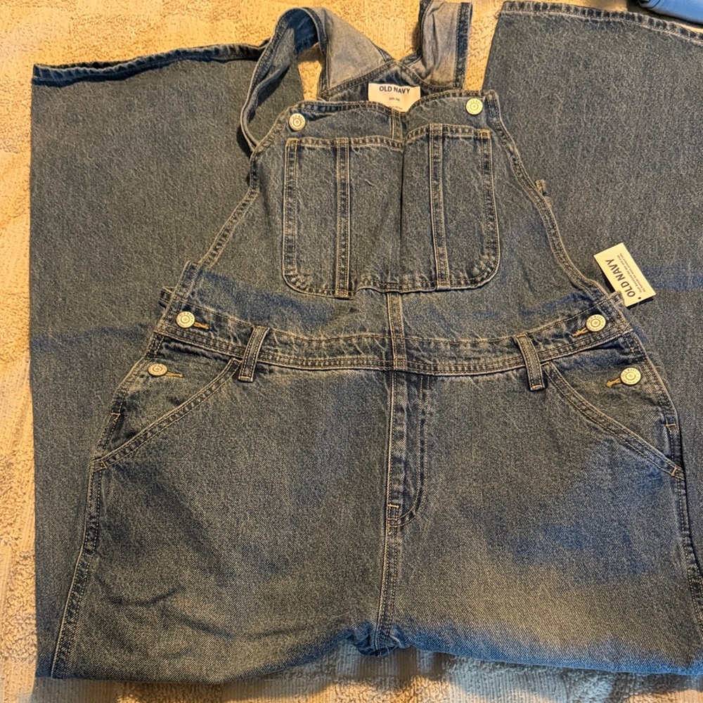 Old Navy Blue Denim Overalls